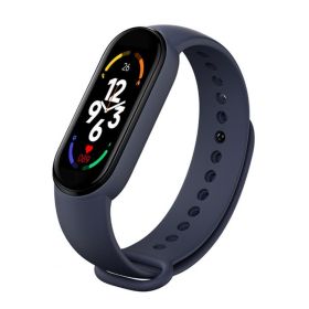 M7 Smart Watch Bluetooth Step Counting Sports Smart Bracelet Fitness Tracker Heart Rate Blood Pressure Sleep Monitor Smartwatch (Color: dark blue, Ships From: Russian Federation)