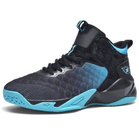 Men's Basketball Shoes Breathable Cushioning Anti-skid Wear-resistant Sneakers Ladies Training Basketball Shoes Large Size (Color: dark green, size: 38)