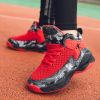 Boys Brand Basketball Shoes for Kids Sneakers Thick Sole Non-slip Children Sports Shoes Child Boy Basket Trainer Shoes 2022 New