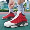 JJ tiger Big size men's basketball shoes Rubber soles ring men's shoes (35-47 Optional)