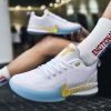 New comfortable breathable sports shoes men's anti-slip wear sports shoes youth professional combat basketball sports shoes