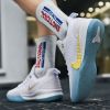 New comfortable breathable sports shoes men's anti-slip wear sports shoes youth professional combat basketball sports shoes