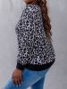 L-4XL Plus Size Long Sleeve T-shirt Top Women 2022 Blouse Modern Fashion Casual Leopard Print Round Neck Loose Streetwear Autumn