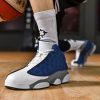JJ tiger Big size men's basketball shoes Rubber soles ring men's shoes (35-47 Optional)