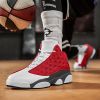 JJ tiger Big size men's basketball shoes Rubber soles ring men's shoes (35-47 Optional)