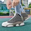 JJ tiger Big size men's basketball shoes Rubber soles ring men's shoes (35-47 Optional)