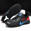New comfortable breathable sports shoes men's anti-slip wear sports shoes youth professional combat basketball sports shoes