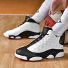 JJ tiger Big size men's basketball shoes Rubber soles ring men's shoes (35-47 Optional)