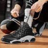 JJ tiger Big size men's basketball shoes Rubber soles ring men's shoes (35-47 Optional)